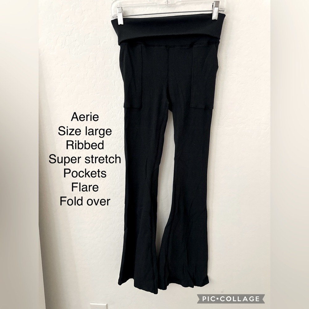 Aerie flare yoga pants size large